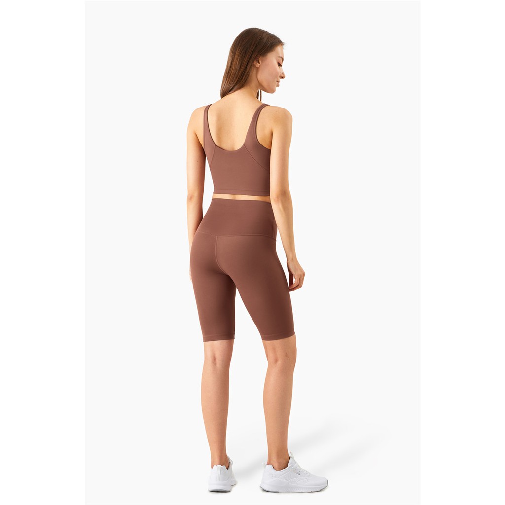 Set trang phục thể thao HOPPE FUMENG 2 món áo ngực và quần short năng động dành cho nữ