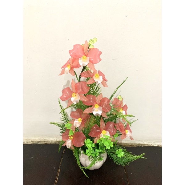 Chậu hoa cắm sẵn cao 30cm