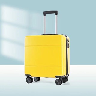 Vali mini, kiểu cabin nhỏ nhẹ, nam sinh 18 inch và nữ hợp thời trang Bánh xe đẩy mật khẩu