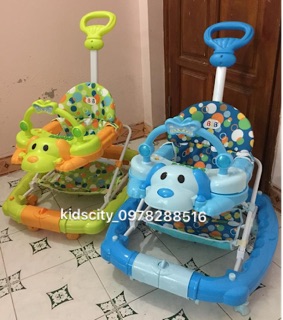 Xe tròn tập đi và bập bênh(hàng chuẩn, loại 1)