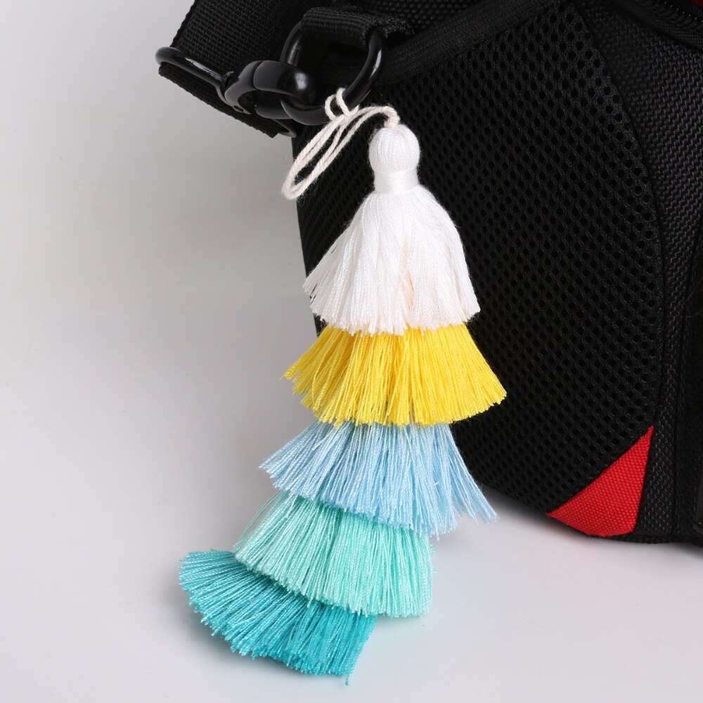Dây tua rua 5 lớp 15cm bằng lụa polyester dùng trang trí tiệc cưới DIY