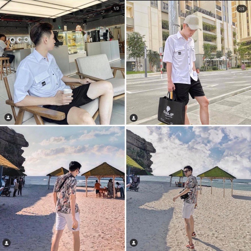 Quần shorts kaki Unisex Nam Nữ siêu đep