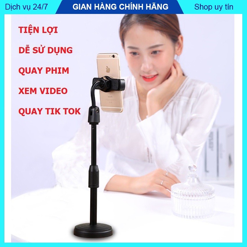 [Quay 360o] Giá đỡ điện thoại để bàn giá đỡ điện thoại đa năng quay 360 độ các khớp chắc chắn rất tiện lợi – DMtech