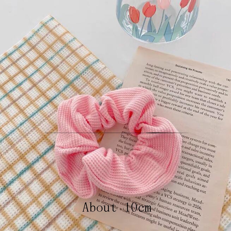 Dây Buộc Tóc Phối Họa Tiết Caro Thời Trang Cho Nữ