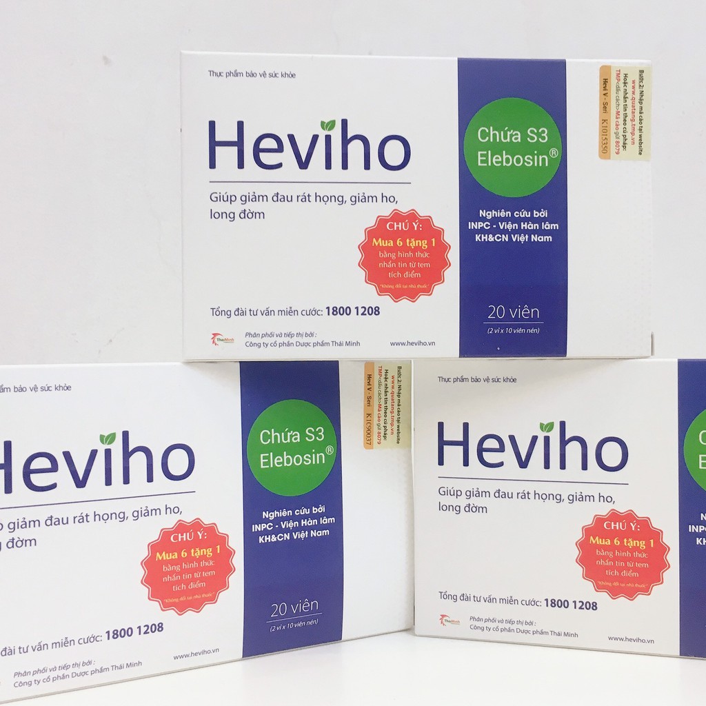 Siro Heviho - Hỗ trợ giảm đau rát họng do ho kéo dài, viêm đường hô hấp, giúp long đờm, tăng cường đề kháng (Chai 100ml)