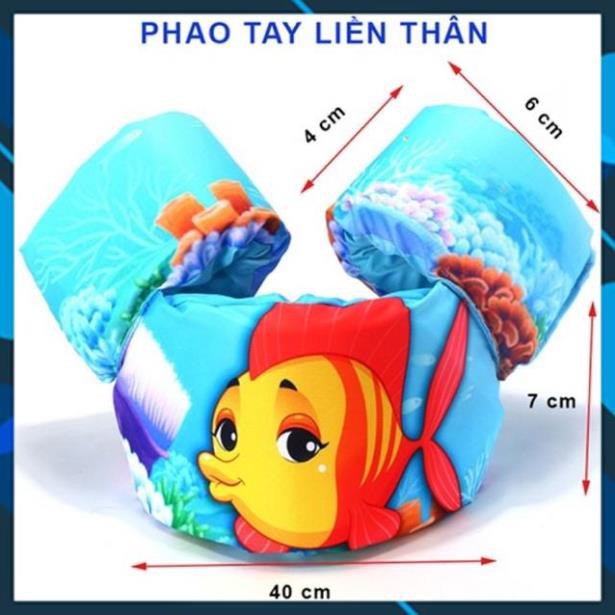 [Sẵn Hàng Giao Ngay] Phao tập bơi liền thân cho bé - phao tay đỡ ngực cho bé.Alam