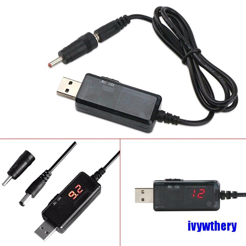 Dây Cáp Tăng Áp Usb 5v Lên Lên 9v 12v 1a