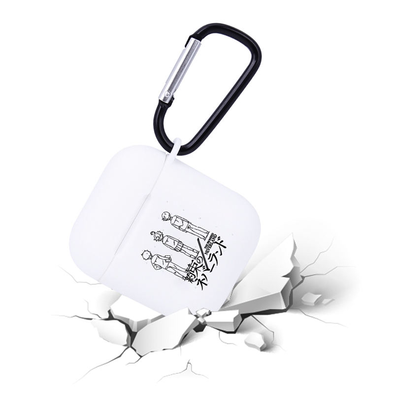 Vỏ Bảo Vệ Hộp Sạc Tai Nghe Airpods 2 Hình The Promised Neverland Độc Đáo Ốp