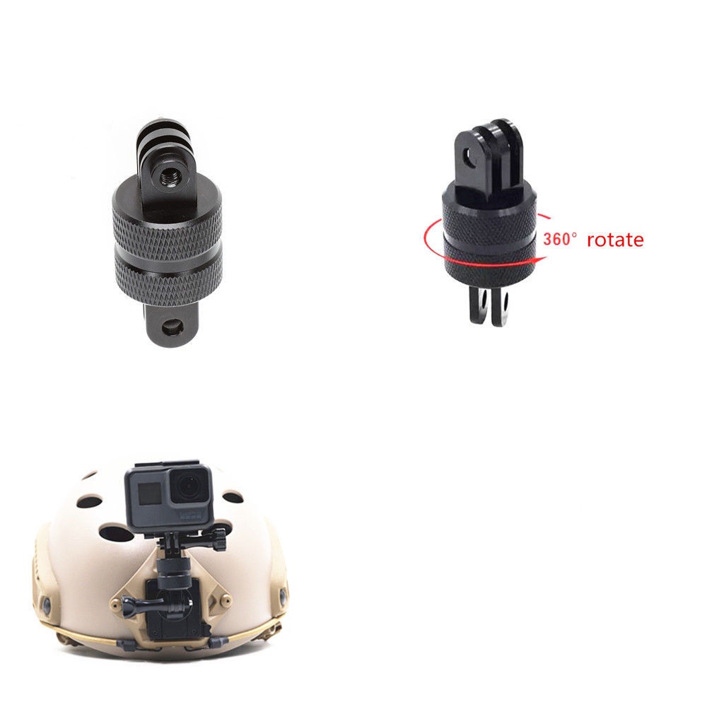 Adapter Điều Chỉnh 360 Độ Bằng Nhôm Cho Gopro Hero2018 Hero7 6 5 4S 4 3+ Sj4000 xiaomiyi 4k