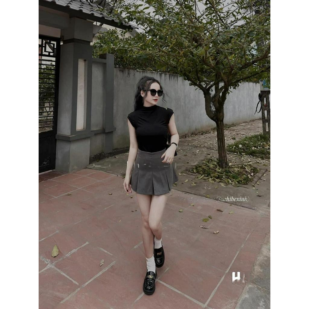 Set ZIP áo và chân váy dập ly siêu đỉnh by PUHY.CO