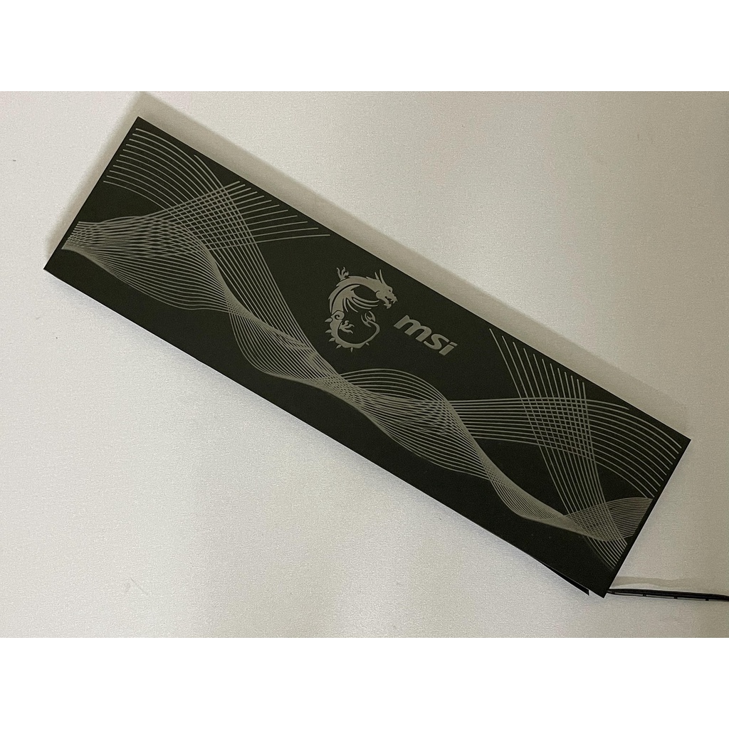 Cover Che Nguồn Máy Tính Led RGB Đồng Bộ Hub Coolmoon Và Mainboard  - Họa Tiết Sóng Vô Cực và Logo Các Hãng