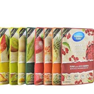 Pate SNAPPY TOM Trái cây gói 70G cho mèo với 8 hương vị mùa hè hấp dẫn - Thức ăn dành cho mèo sành ăn