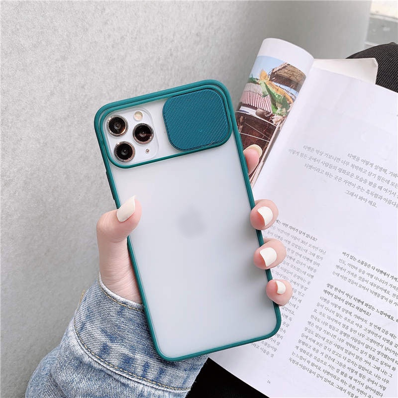 Ốp lưng iphone nắp trượt nhám 5/5s/6/6plus/6s/6splus/7/7plus/8/8plus/x/xr/xs/11/12/pro/max/plus/promax - Awifi Case P1-1