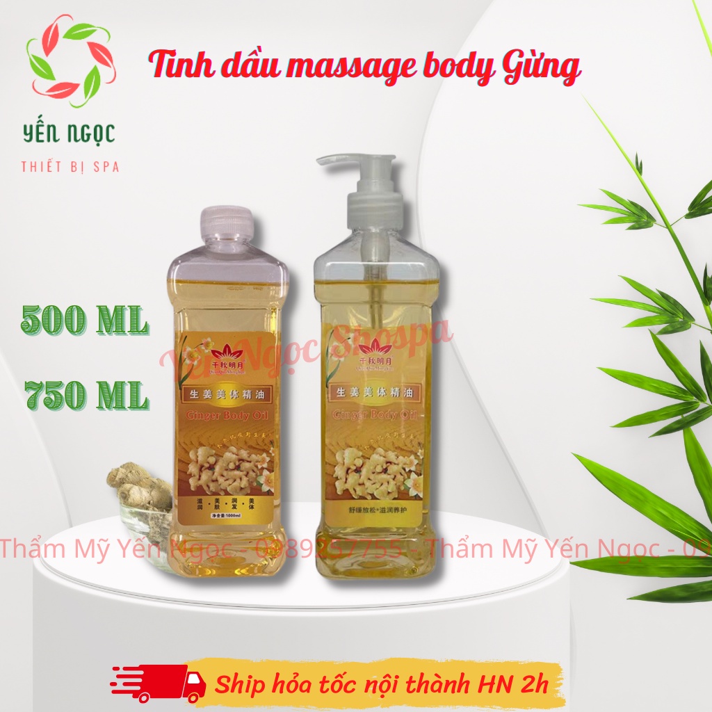 Tinh dầu massage body Gừng | Tinh dầu gừng massage