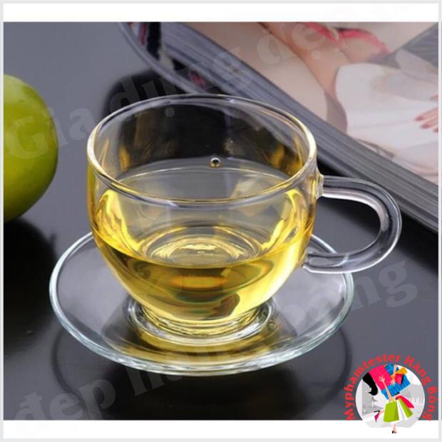 (HÀNG ĐẸP) Set 6 chén đĩa thuỷ tinh chịu nhiệt