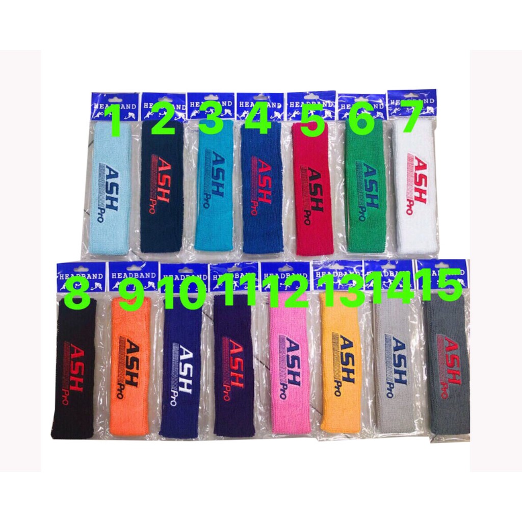 Chặn Mồ Hôi Đầu ASH (đ/cái) Chọn Màu Ngẫu Nhiên