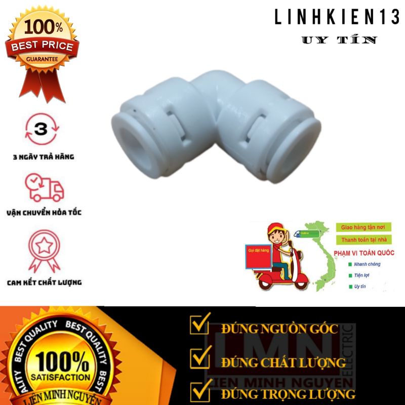 K6060 cút góc nối nhanh 2 đầu dây 10