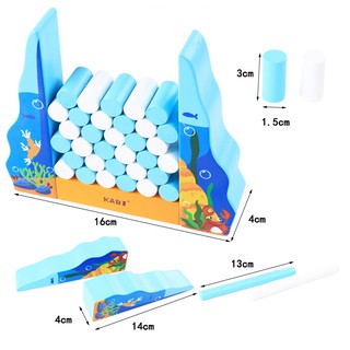 Đồ chơi RÚT GỖ CÁ HEO thăng bằng