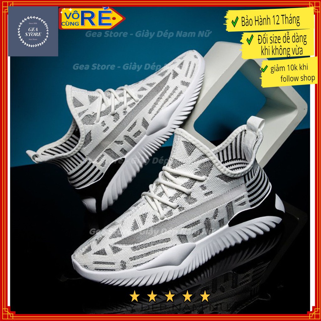 Giày sneaker nam lưới cam đen gea, giày tập gym thể thao sport đẹp cao cấp trẻ trung phong cách hàn quốc - Mã GEATT03 | BigBuy360 - bigbuy360.vn