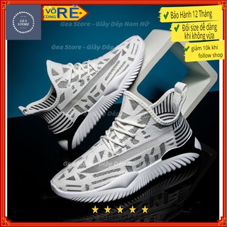 Giày sneaker nam Lưới màu đen, cam Gea giày đi tập gym, đánh cầu lông cap cấp phong cách hàn quốc - Mã GEATT03