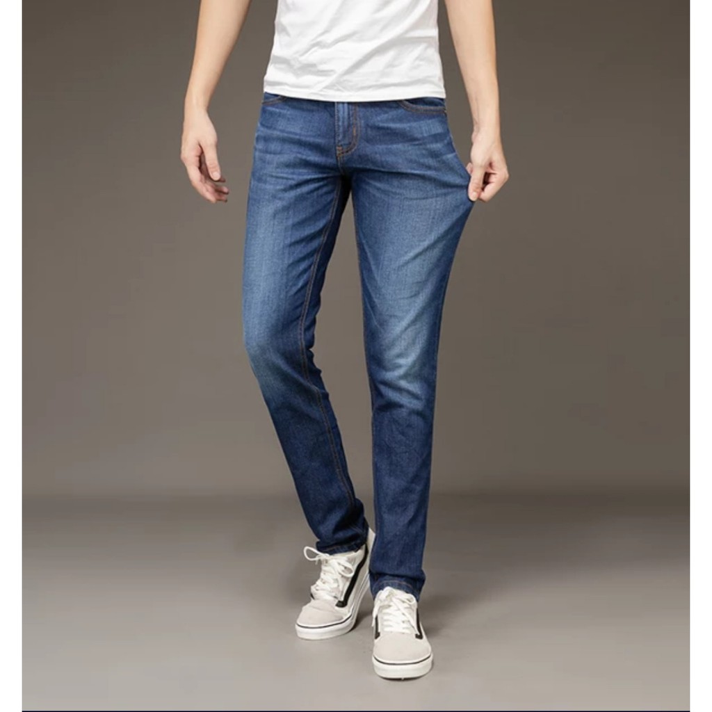 quần jean nam dáng côn co giãn cao cấp | BigBuy360 - bigbuy360.vn