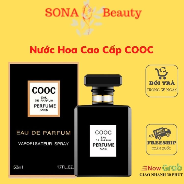 Nước hoa nam nữ COOC 50ml full box cao cấp nội địa trung thơm lâu giá rẻ dầu thơm dịu nhẹ dạng xịt lưu hương lâu SONA
