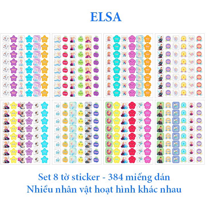 Sticker bé chăm ngoan