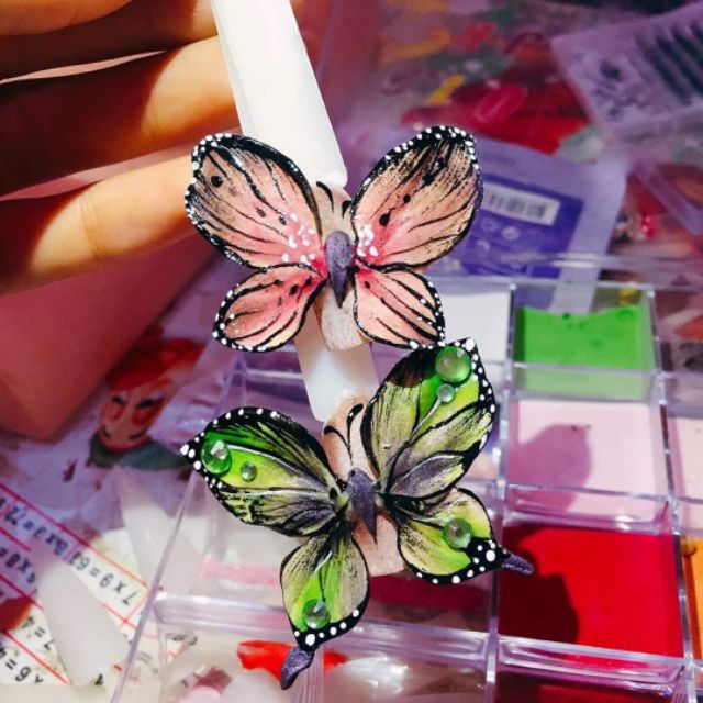 Bột Nail Set 12 hũ bột 10g chuyên đắp hoa bột nail.