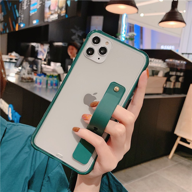 Ốp điện thoại PC cứng màu kẹo trong suốt chống sốc độc đáo cho iPhone 12 11 Pro Max XR XS Max X 7 8 6 6S Plus