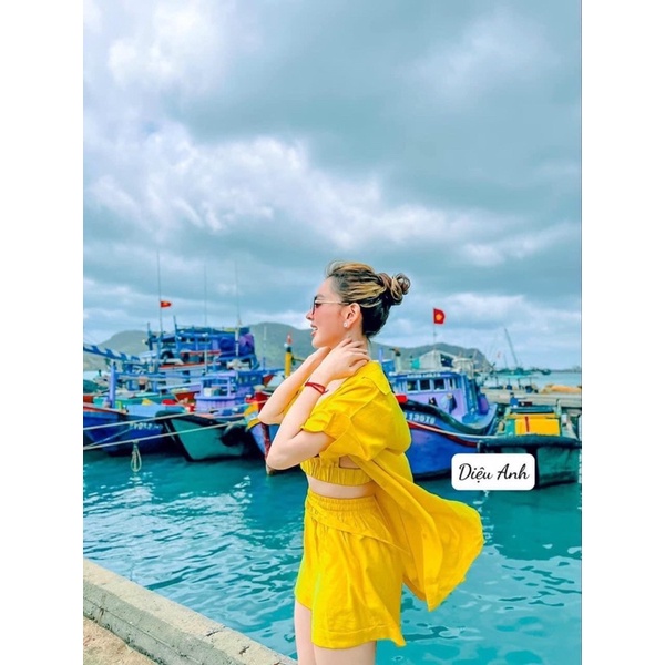Set Bikini 3 Món Đi Biển Cực Xinh
