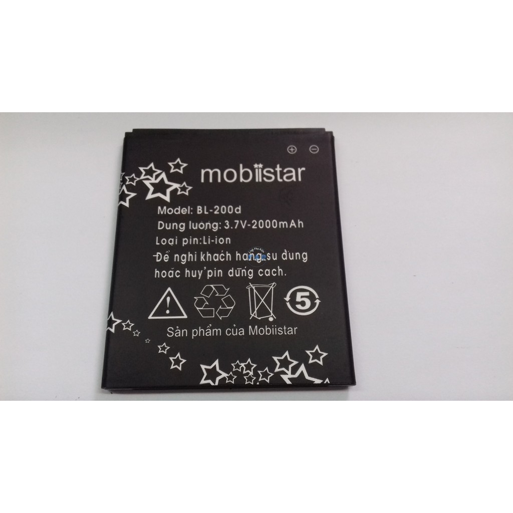 [PIN ZIN GIÁ GỐC] PIN ĐIỆN THOẠI MOBIISTAR LAI 512 ZIN - BL-200D - 2000mAh - BẢO HÀNH 3 THÁNG . [BẢO HÀNH  TỐT]