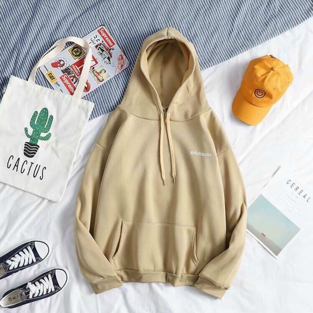 ÁO KHOÁC NỈ UNISEX AMAZING FORM RỘNG NAM NỮ NHIỀU MÀU CỰC ĐẸP ÁO KHOÁC HOODIE LOCAL BRAND | BigBuy360 - bigbuy360.vn