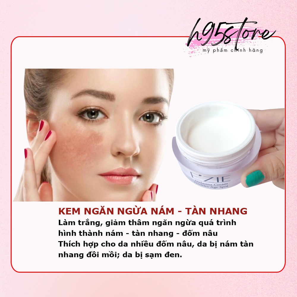 Kem EZIE dưỡng ẩm trắng da se khít lỗ chân lông ngăn ngừa nám tàn nhang chống lão hóa Hàn Quốc