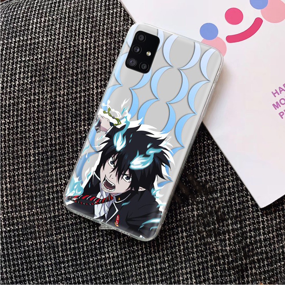 for Samsung Galaxy J8 J7 Pro J6 Prime Plus Duo 2018 Casing Va109 Blue Exorcist Soft Transparent Case