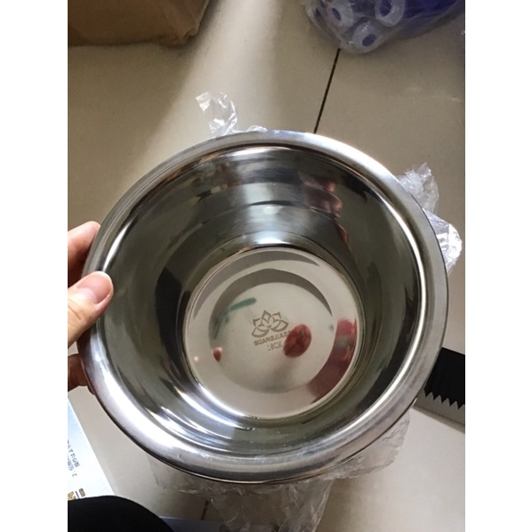 Bát inox sâu lòng ,bát rửa mặt inox trong spa