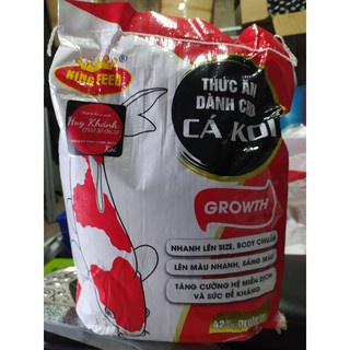 Thức ăn cá koi King feed tăng trưởng 42% đạm gói 1kg