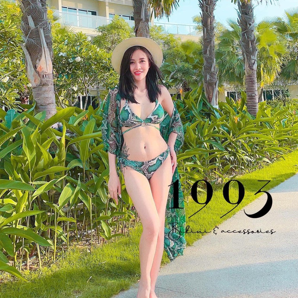 BIKINI 2 MẢNH CAO CẤP HỌA TIÊT DA TRĂN KÈM ÁO KHOÁC BIKINISTORE | BigBuy360 - bigbuy360.vn