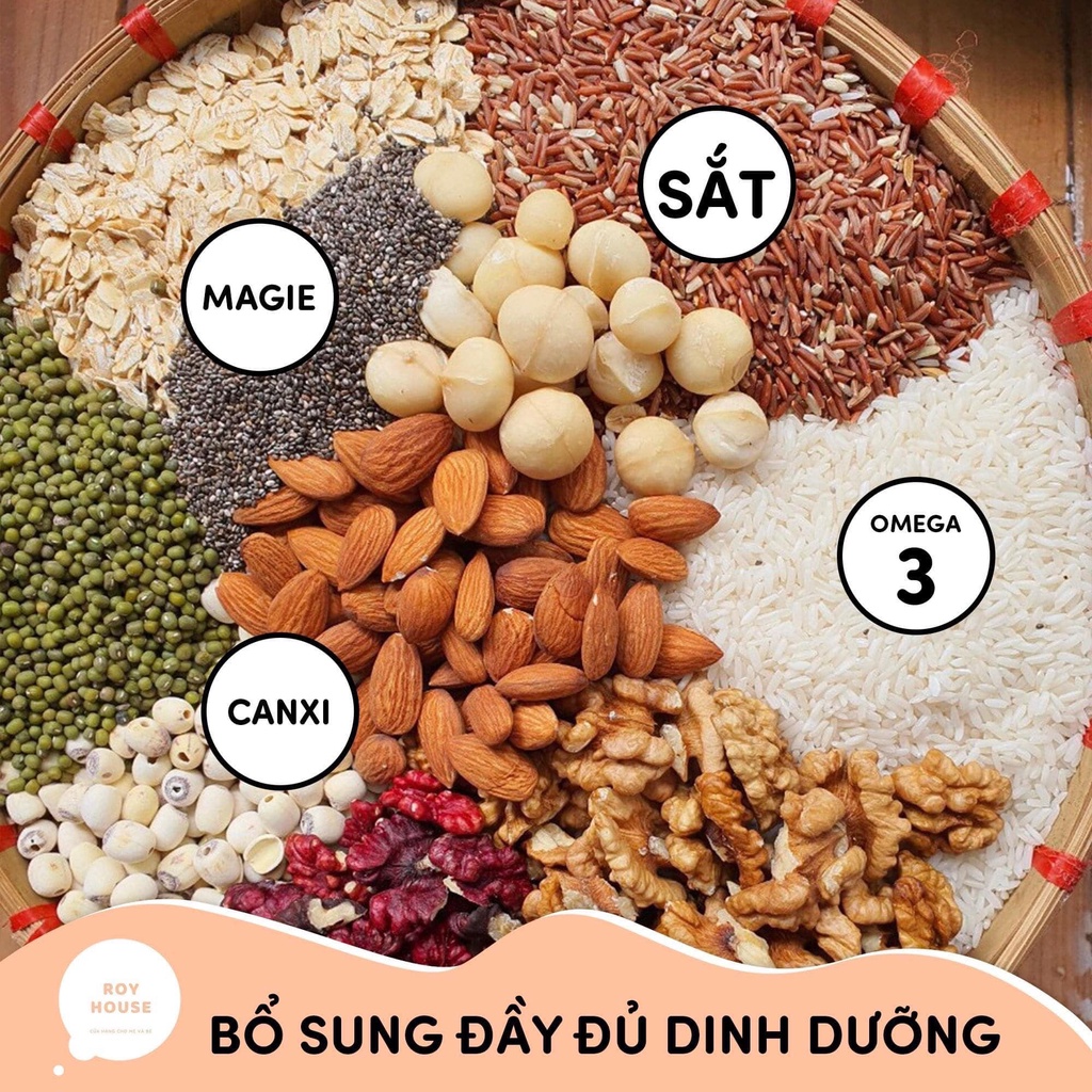 Cháo Hạt Vỡ Organic Nhà Roy - Giải pháp cho bé biếng ăn, chậm TĂNG KG, cháo gạo vỡ cho bé ăn thô nguyên chất thơm ngon