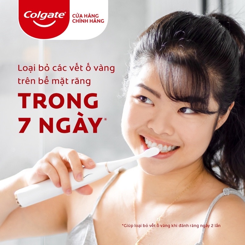 Kem Đánh Răng Colgate trắng răng Optic White làm trắng sáng răng trong 7 ngày
