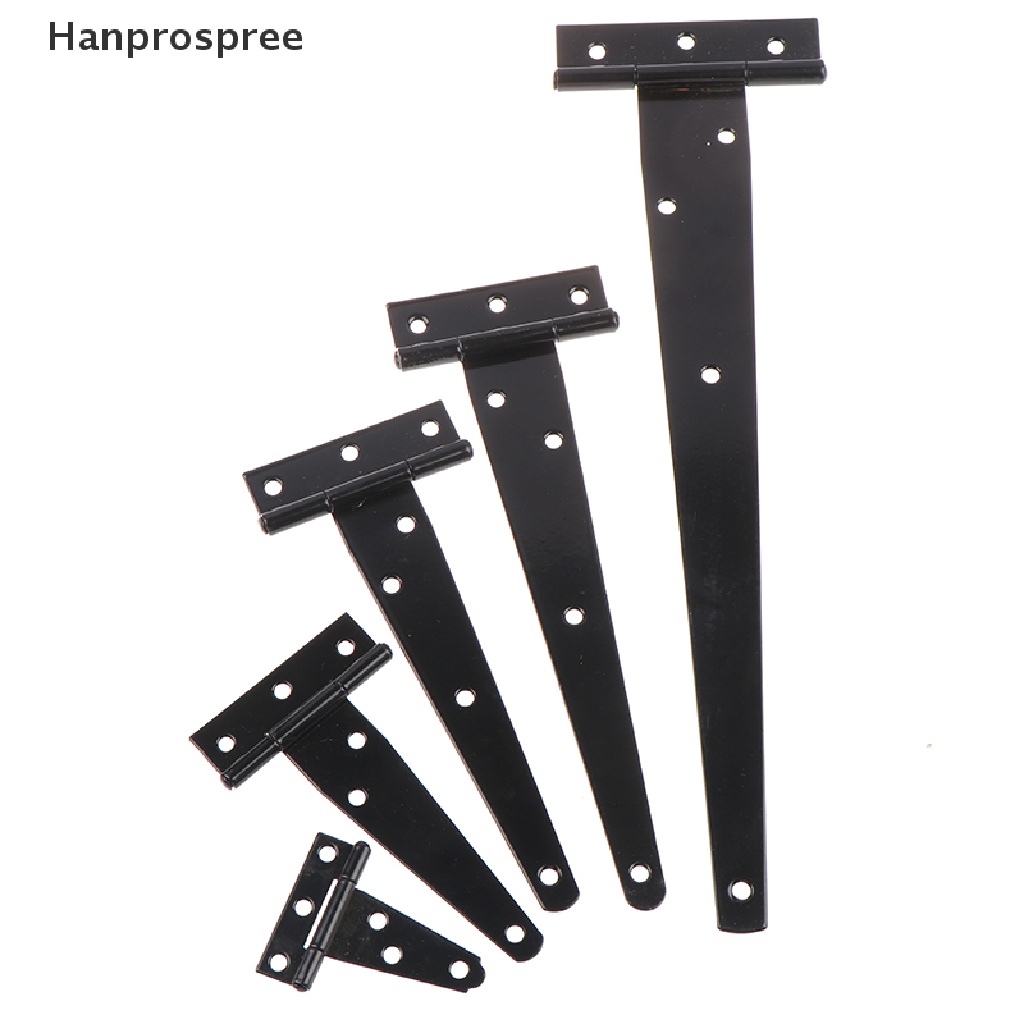Hanprospree &gt; Bản Lề Cửa Tủ Cứng Hình Chữ T Sơn Đen