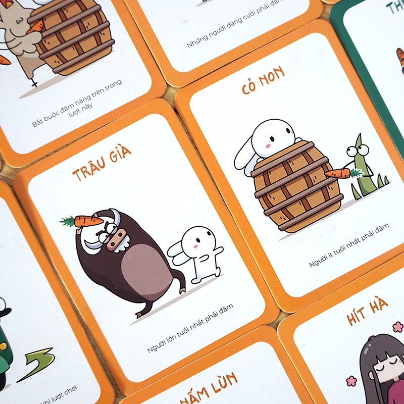 Boardgame Thông thỏ - Trò chơi thách thức nhân phẩm từ Thỏ Bảy Màu
