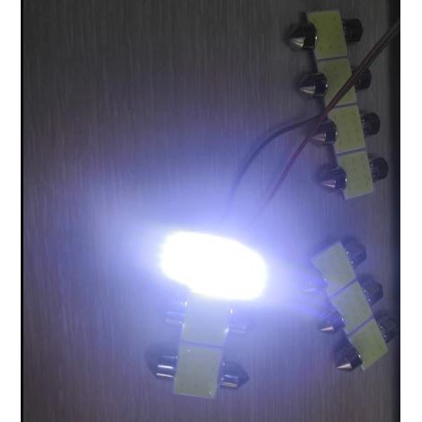 (Festoon COB 12v-24v) Bóng đèn led trần ô tô 31mm 36mm 39mm 41mm siêu sáng