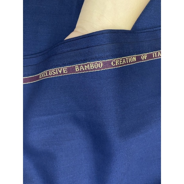 Vải Quần Tây Sợi Tre Bamboo Sợi Thiên Nhiên Kết Hợp Cùng Len Cừu - Vải Sợi Tre - Vải Len Cừu