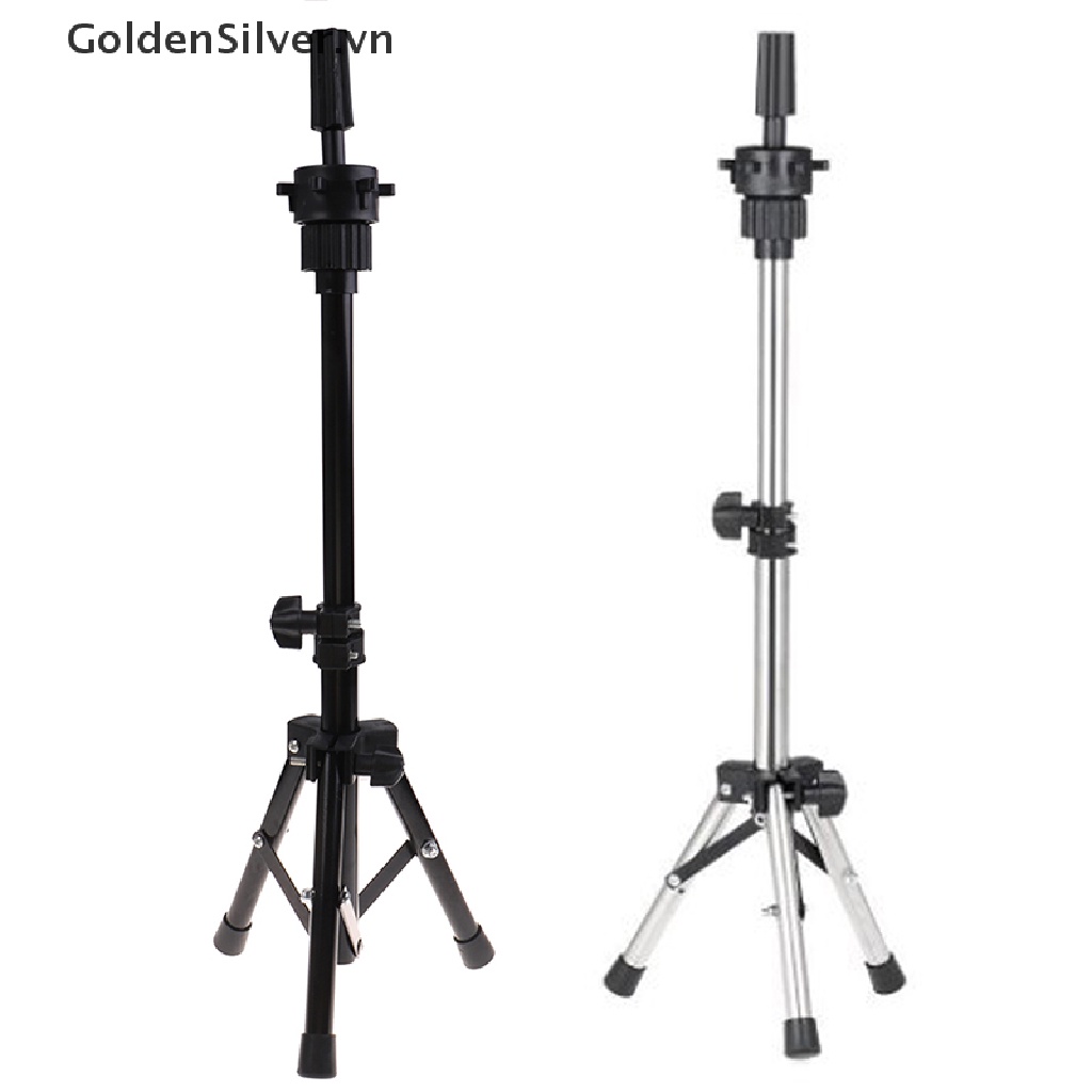 Giá đỡ trưng bày đầu mannequin tóc giả bằng kim loại chỉnh được dùng cho tập làm tóc