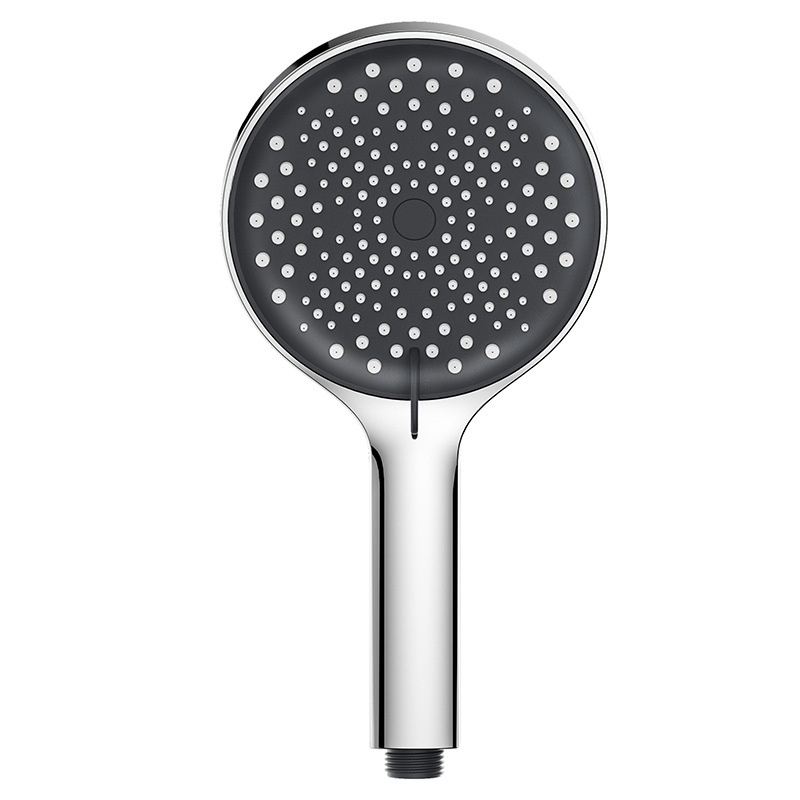Tay sen, đầu vòi sen tắm nhựa ABS tròn mặt to 12cm, 3 chế độ nước lắp đặt thay thế cho sen cây phòng tắm