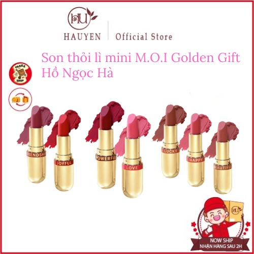 Son thỏi lì mini M.O.I Golden Gift Hồ Ngọc Hà