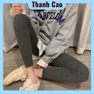 Quần legging len tăm cạp burbrr