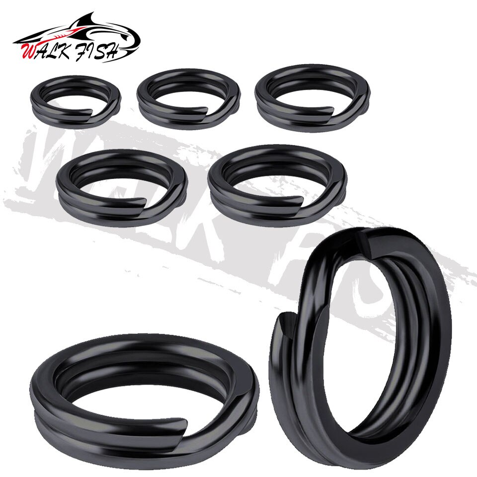 Set 50 khoen móc câu cá WALK FISH bằng thép không gỉ