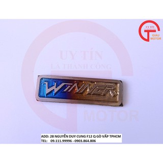TEM TITAN NHỎ DÁN KÉT NƯỚC VÀ MỌI VỊ TRÍ XE MÁY CHỮ WINNER TINH SẢO