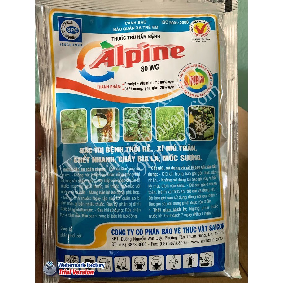 Thuốc trừ bệnh thối rể alpine 80wg GÓI 100GR